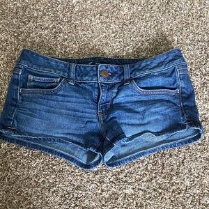NWOT American Eagle Outfitters Dark Blue Stretch Denim Shorts